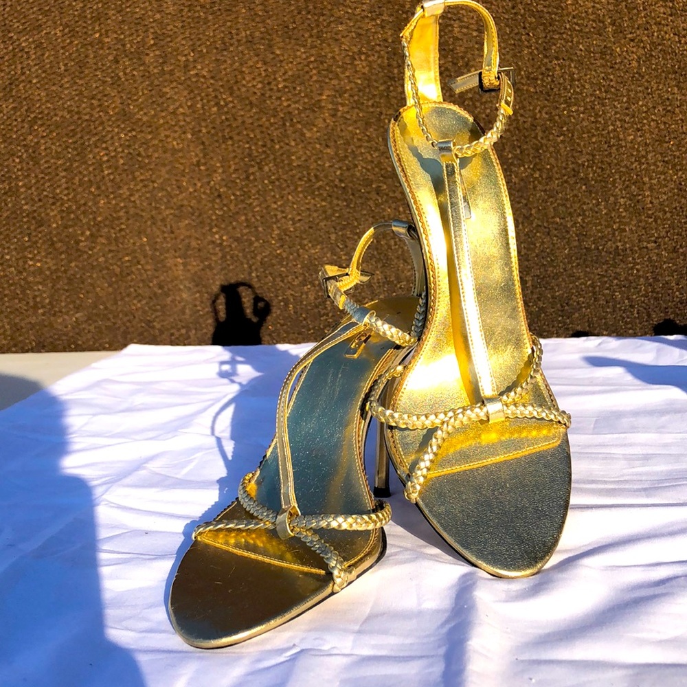 Elegant Gold Heels✨ by Michael Antonio